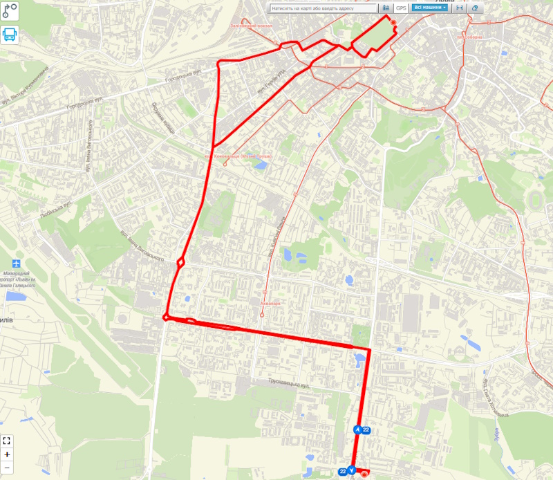 тролейбус 22 у Львові
