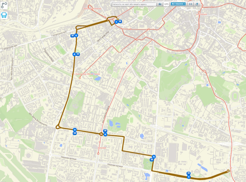 тролейбус 38 у Львові