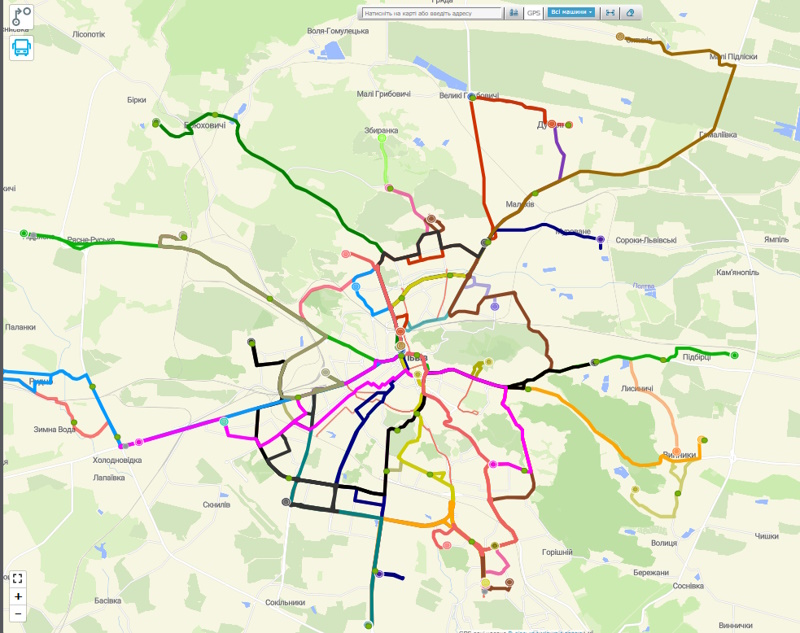 автобусі Львова